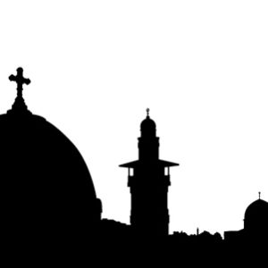 Jerusalem skyline vector