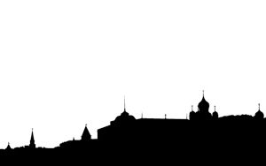 Moscow skyline vector