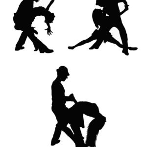 Salsa dance vectors
