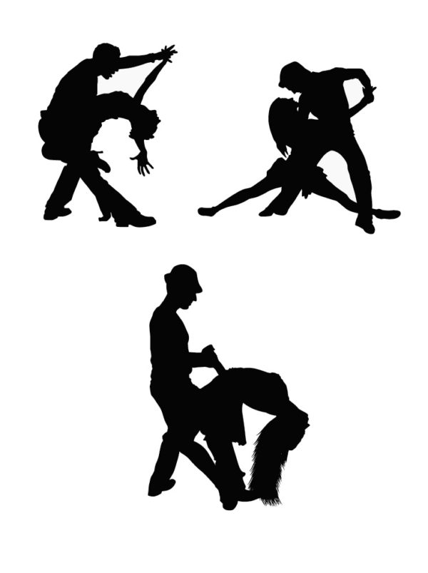 Salsa dance vectors