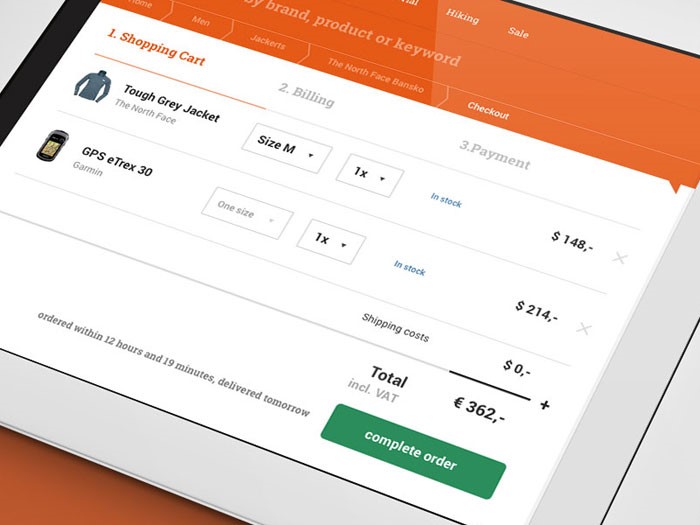 Tips for improving the checkout interface to get better conversions