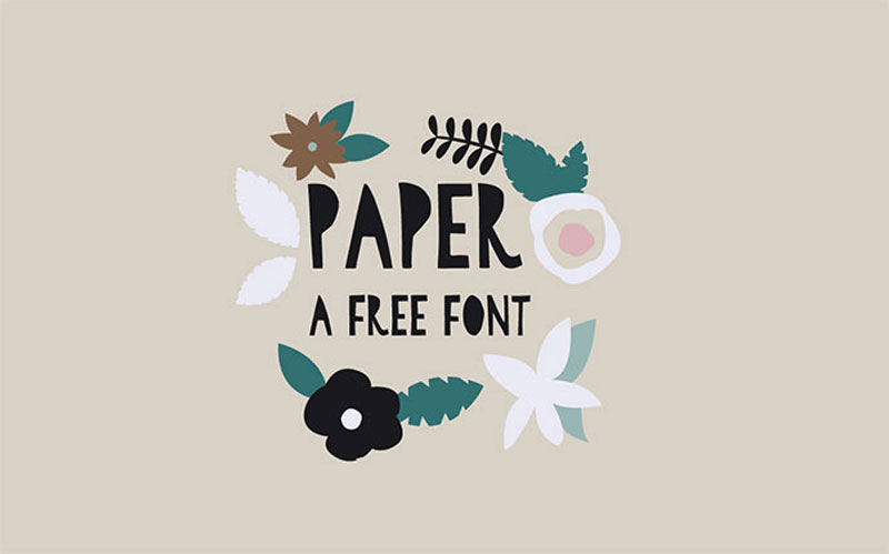 10 Useful Paper Cut-Out Fonts