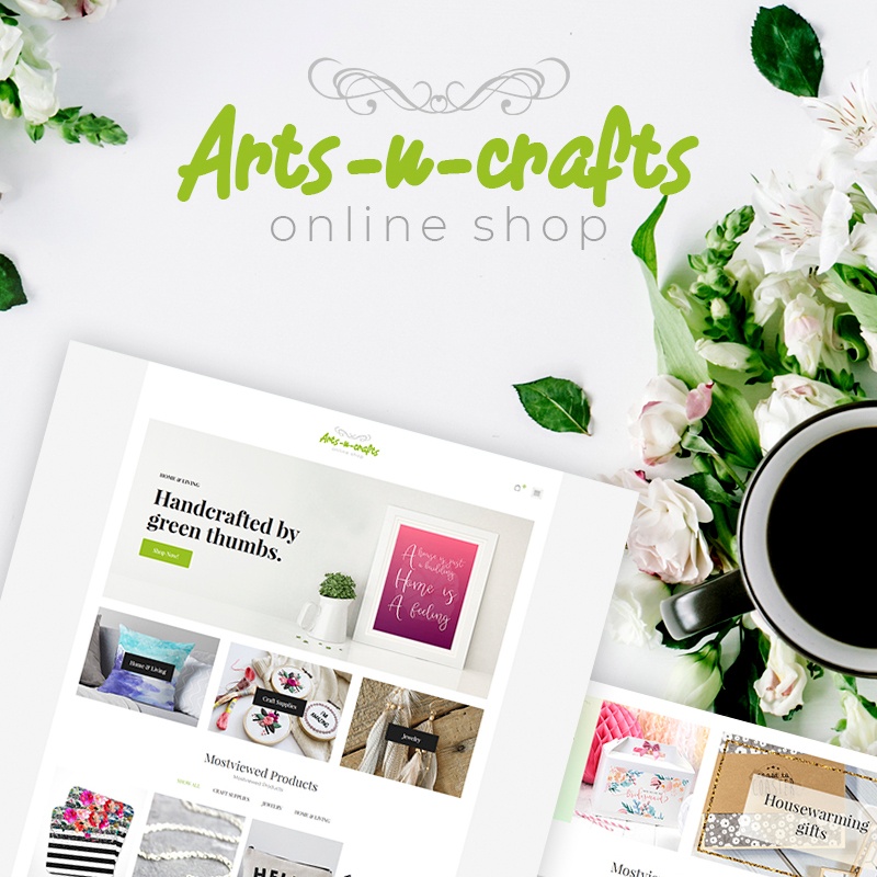 Arts-n-crafts - Handmade Art Elementor WooCommerce Theme