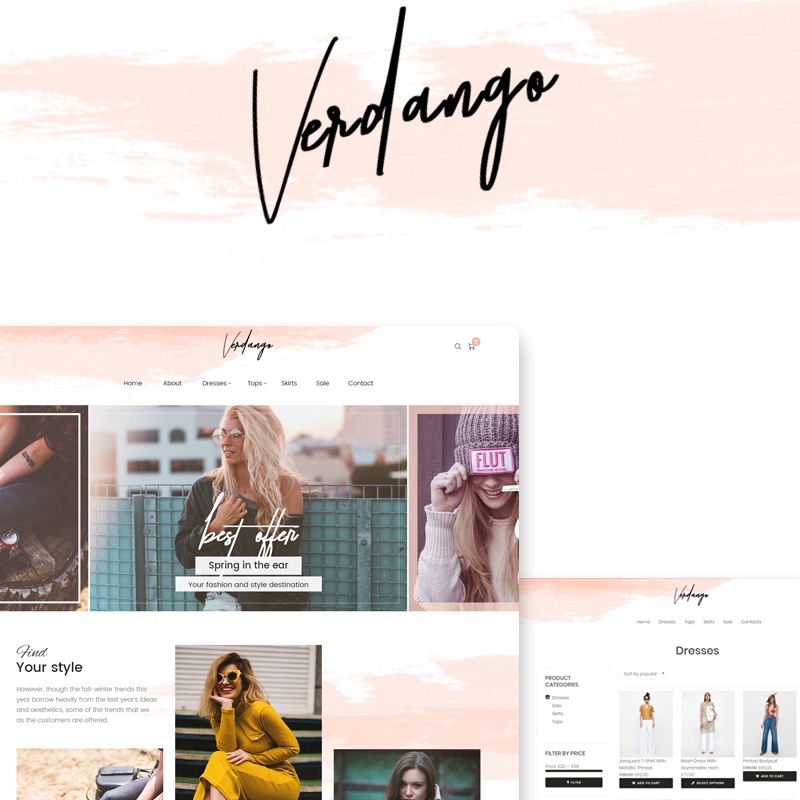 Verdango - Fashion Store Elementor WooCommerce Theme