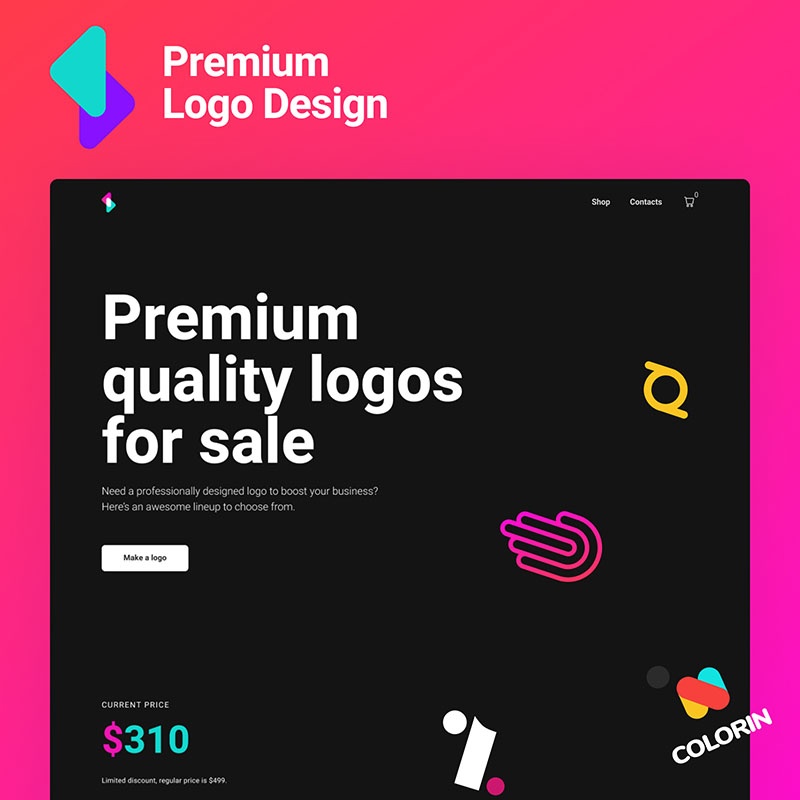 Logoster - Creative And Modern Logo Design Shop WooCommerce Theme