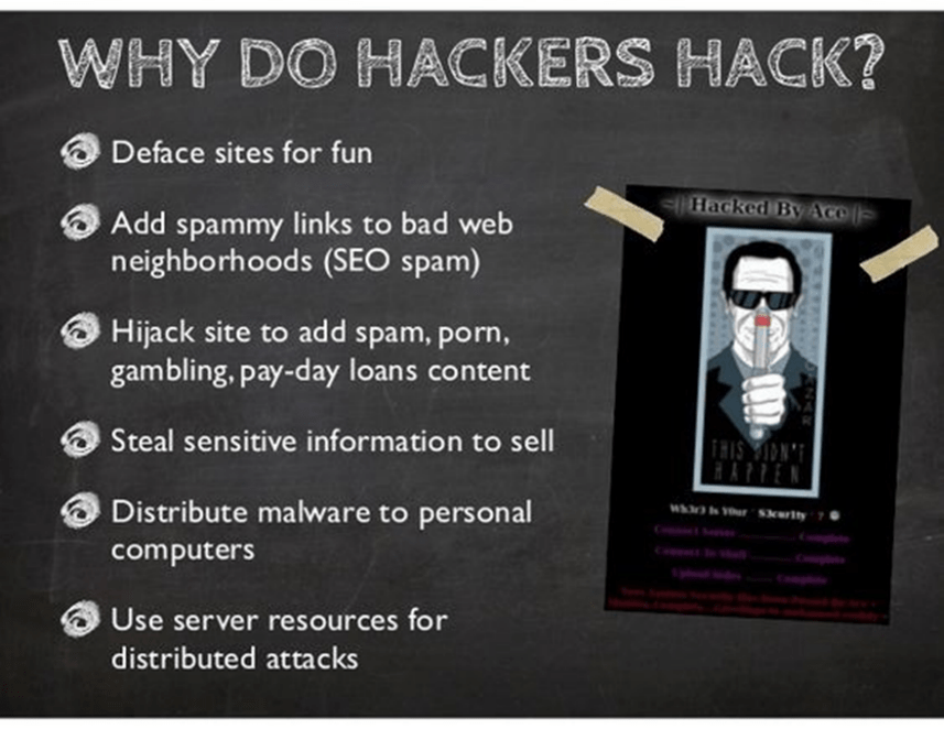 Why Do Hackers Hack?