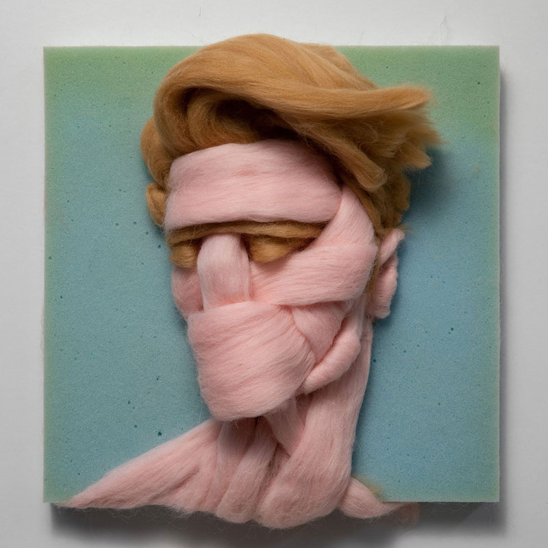 The Intriguing Wool Portraits by Salman Khoshroo