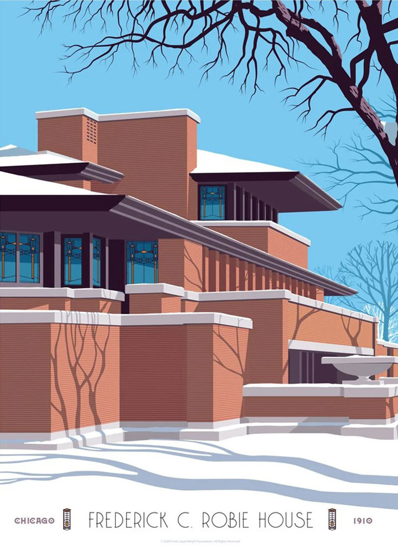 A Printed Tribute to Frank Lloyd Wright's Work