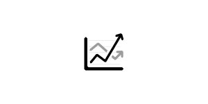 Statistical Line Graph Going Up Icon