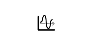 Statistical Wavy Line Icon