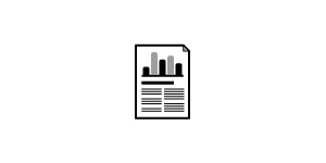 Statistical Report with Bar Chart Icon
