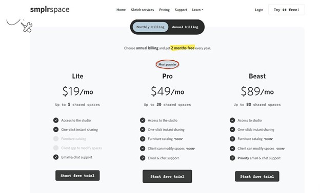 How to Design Great Pricing Page