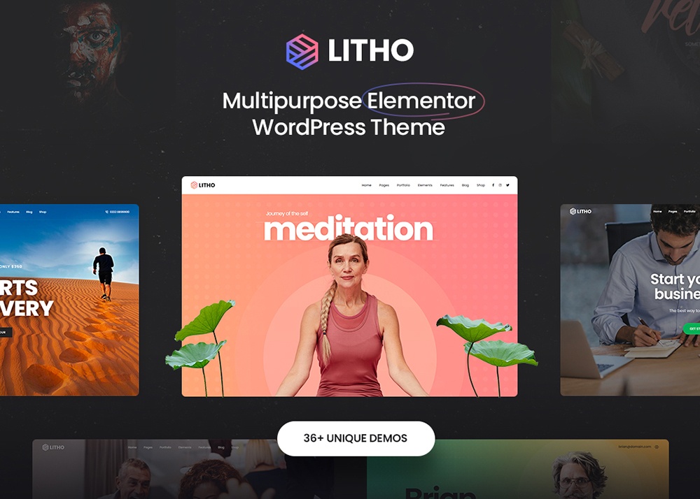 Create Anything That You Can Imagine With Litho, The Multipurpose Elementor WordPress Theme