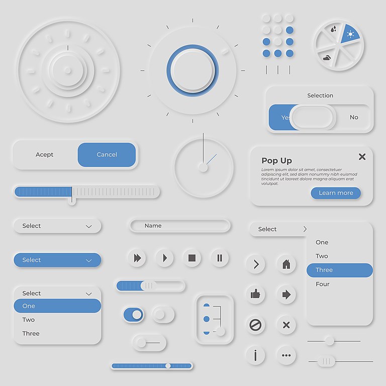 Trends in interface design are becoming more prevalent