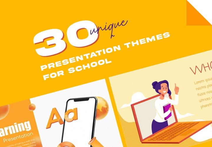 30 free Unique Google Slides Presentation Themes for School!