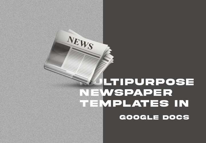 Free Newspaper Google Docs Templates 