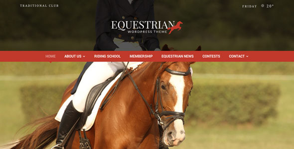 Best WordPress Templates For Horse Related Websites