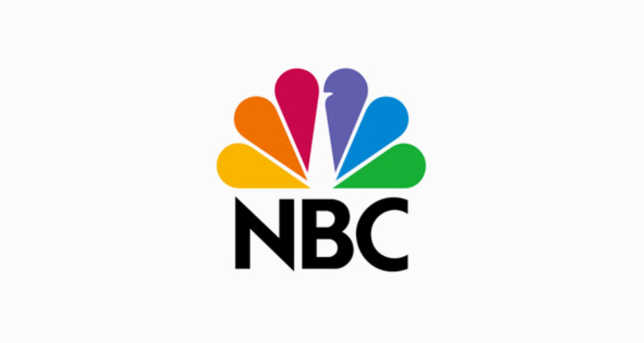 NBC logo includes a hidden peacock
