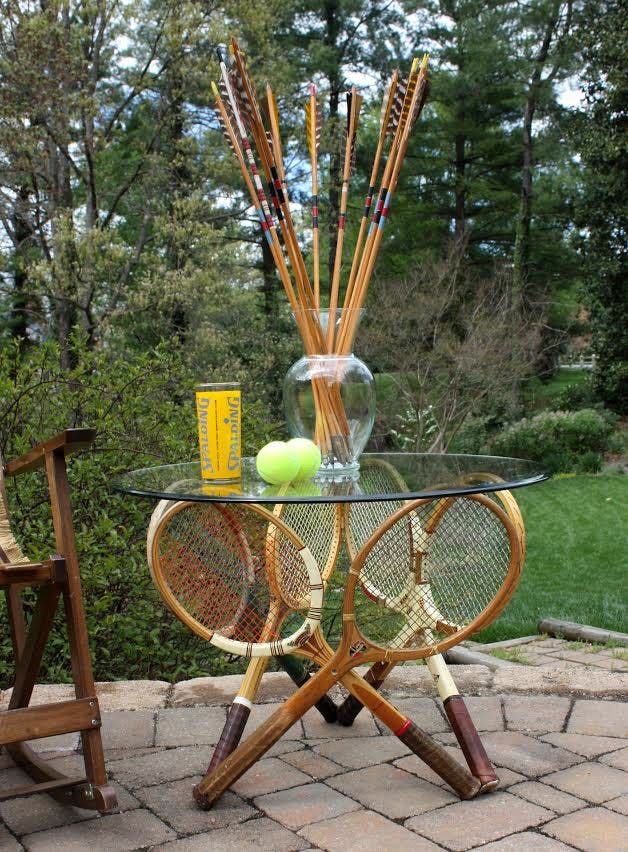Creative ways to recycle your old tennis rackets