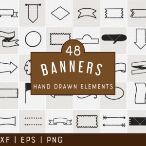 Professional banner vectors pack