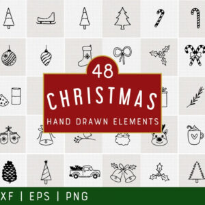 Christmas illustrations vectors pack