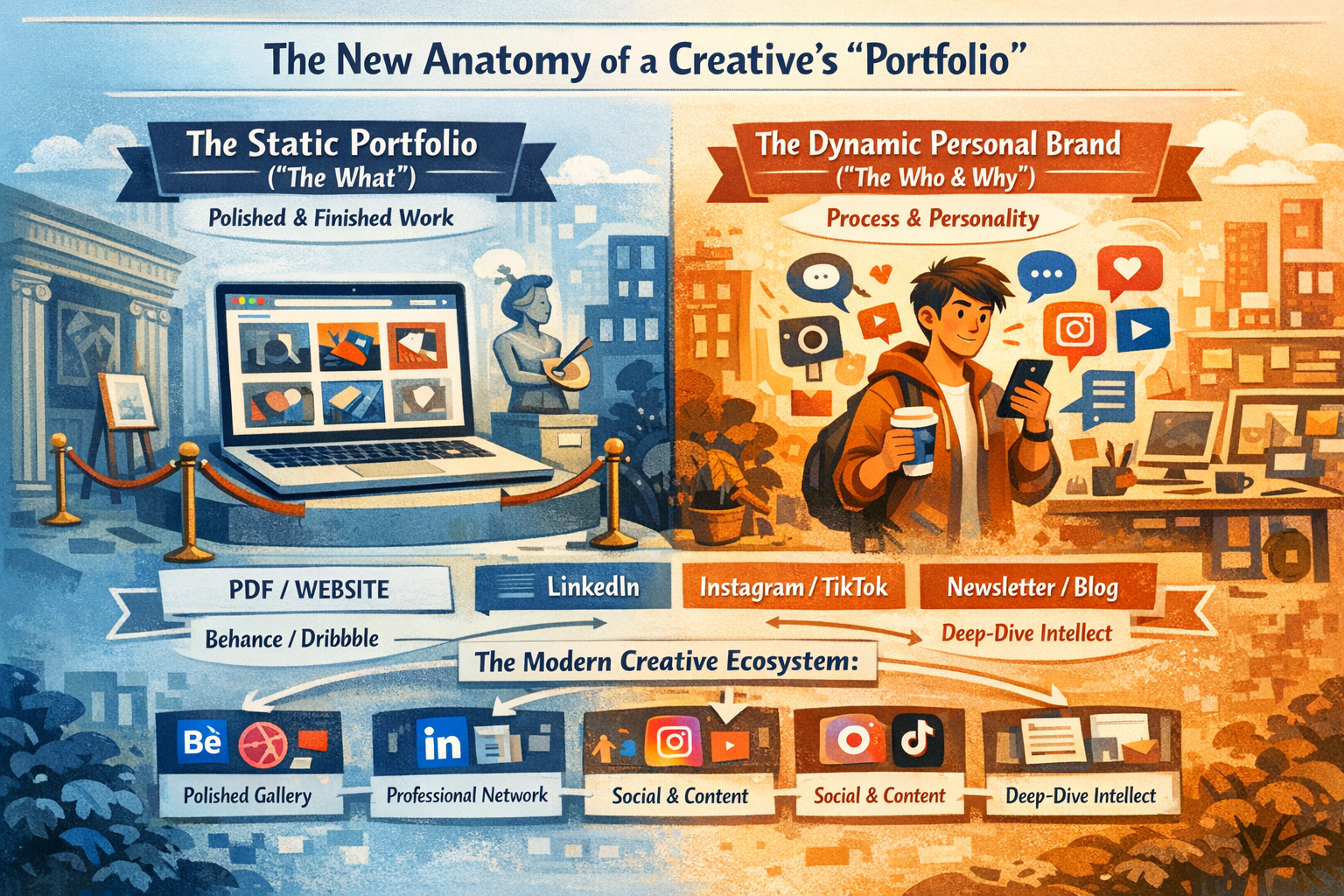 Is “Personal Brand” the New Portfolio? How Creatives are Curating Their Online Persona to Attract Dream Clients