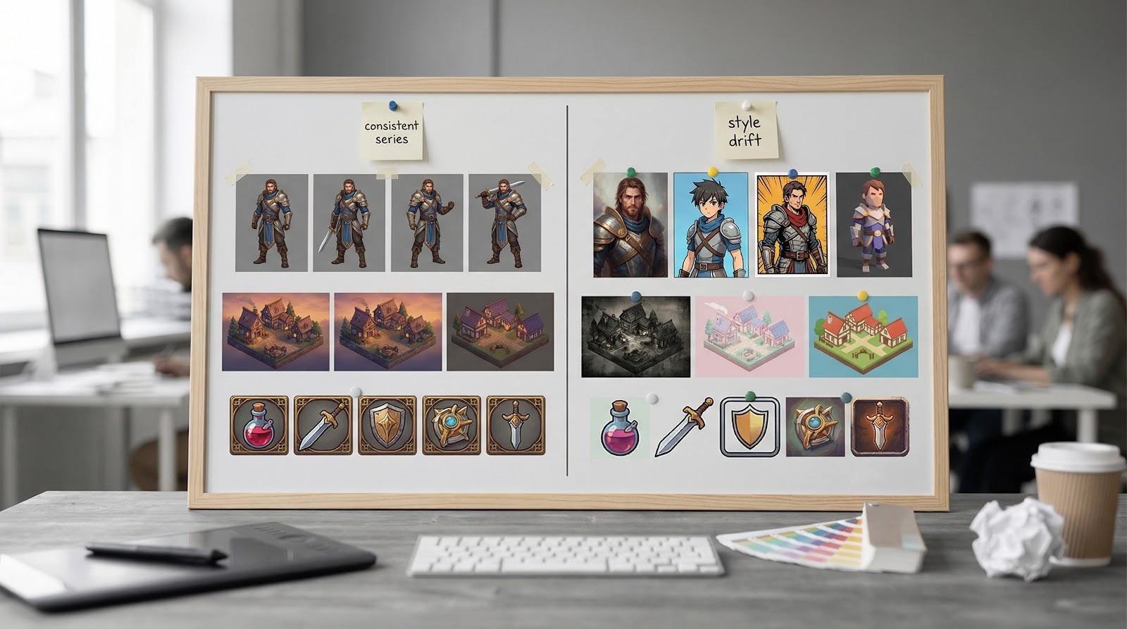 9 AI Concept Art Generators for Game Designers Tested for Style Consistency